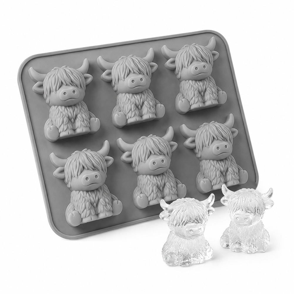Highland Cow Ice Mold